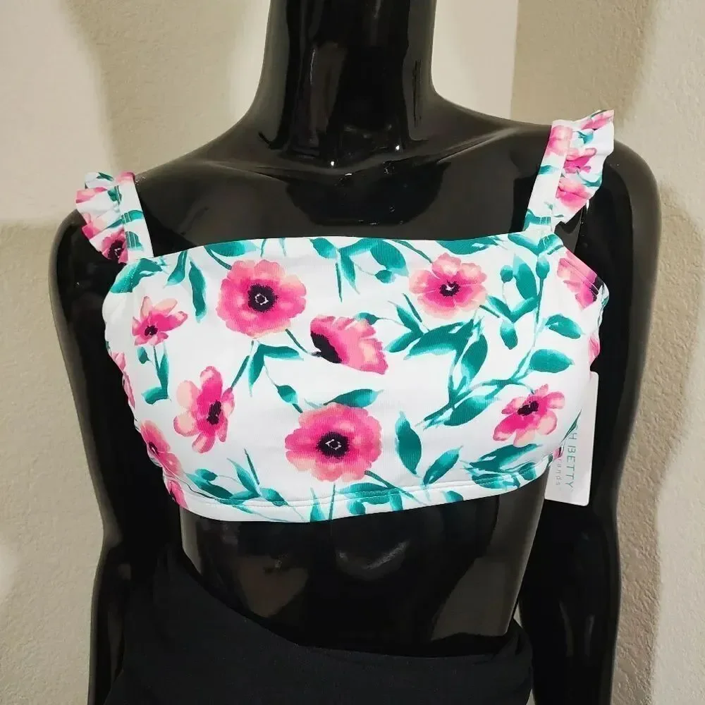 Beach Betty Floral Slimming Bikini Top